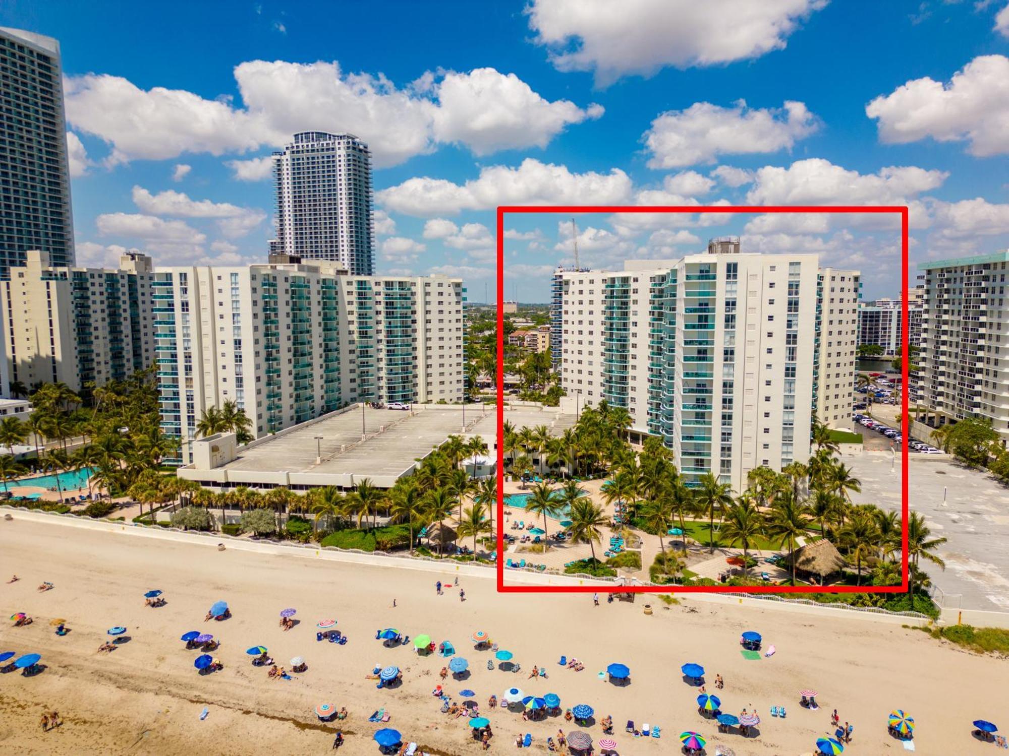 Modern 1 Bdr Oceanview With Direct Beach Access! Hollywood Exteriör bild