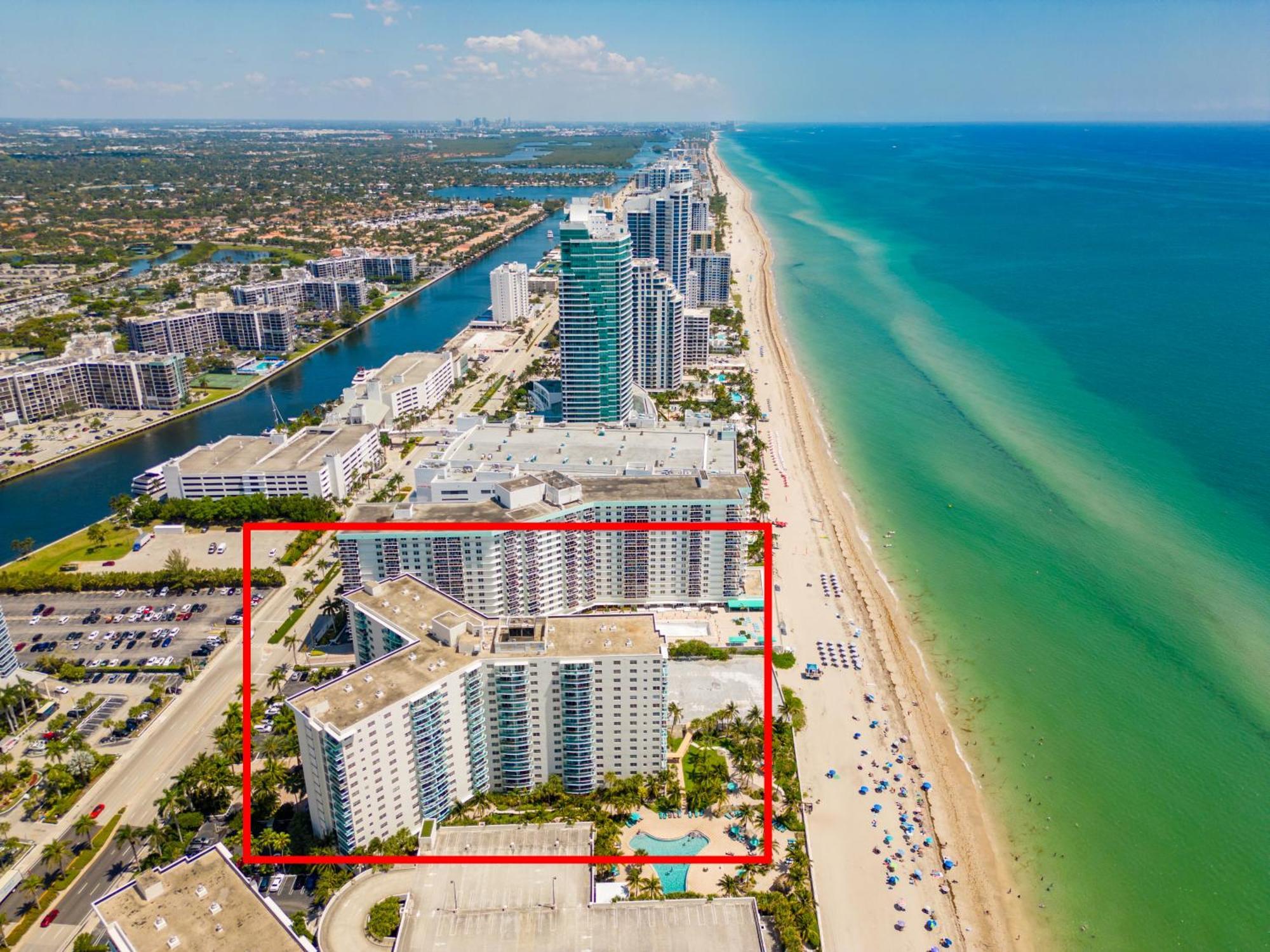 Modern 1 Bdr Oceanview With Direct Beach Access! Hollywood Exteriör bild